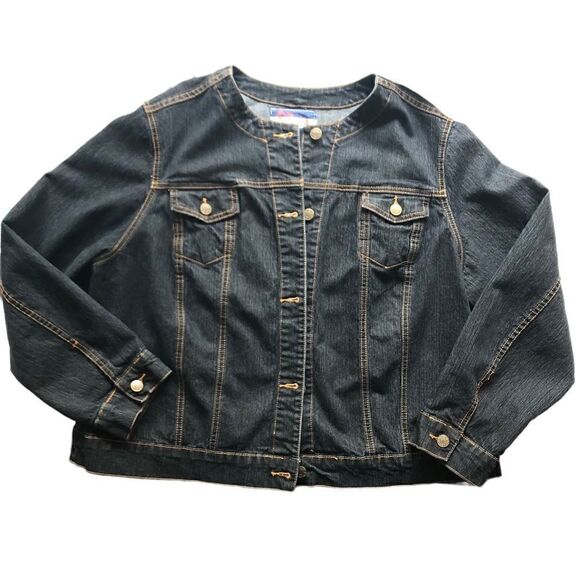 Denim Jacket Be Kind Custom Back Panel - 1XL - Like New Condition Urban flair - Picture 5 of 14